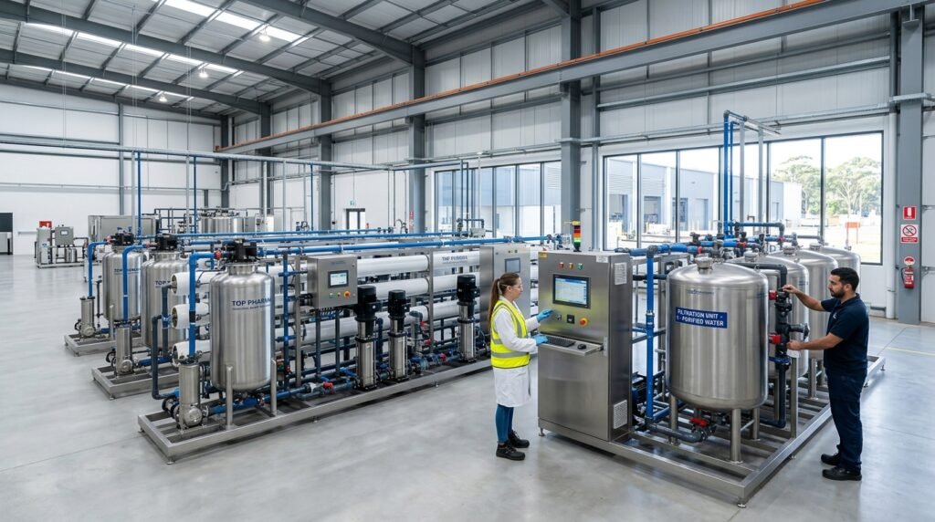 perusahaan pengolahan air industri terbaik untuk pembuatan farmasi