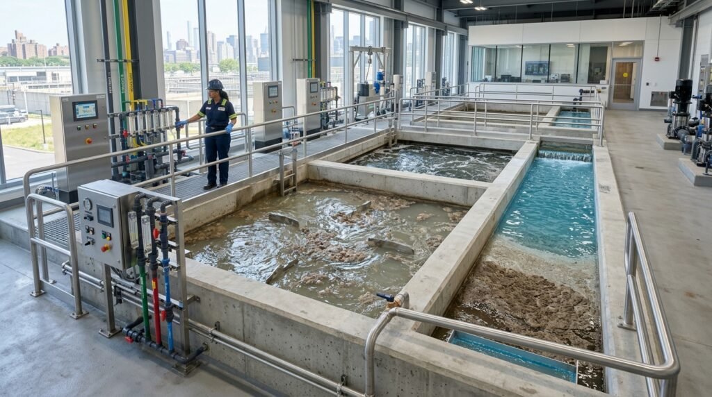 pengolahan air flokulasi