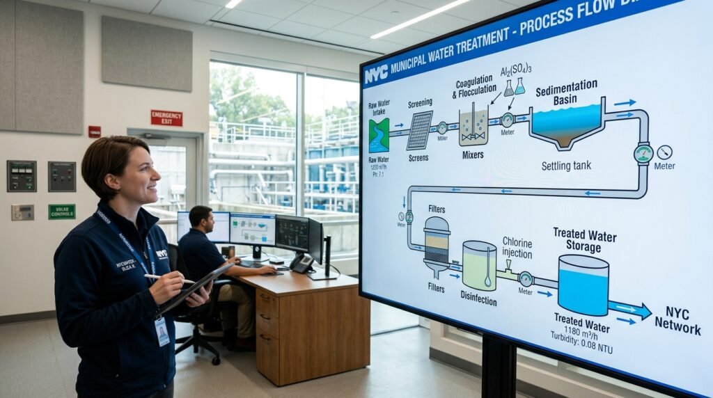 diagram proses pengolahan air